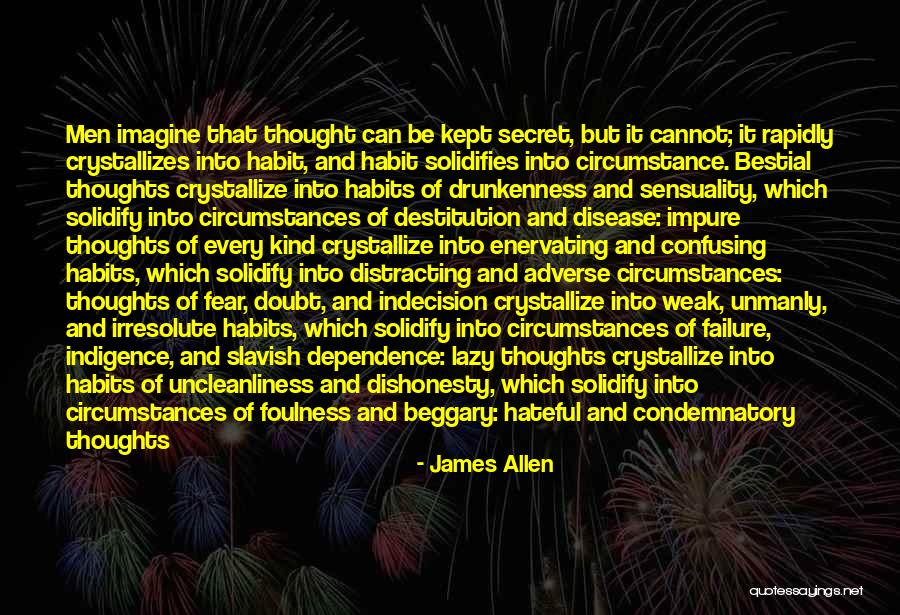 Irresolute Quotes By James Allen Irresolute Quotes By James Allen