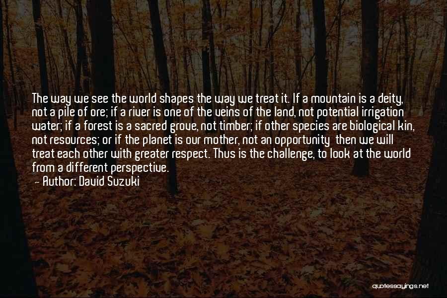 Irrigation Quotes By David Suzuki