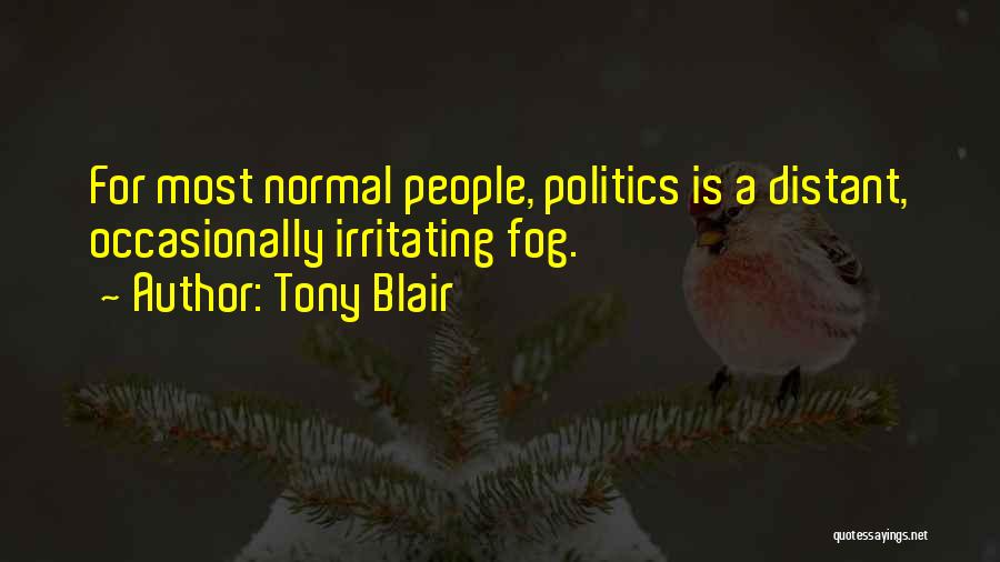 Irritating Someone Quotes By Tony Blair
