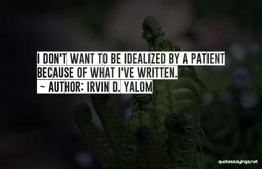 Irvin D. Yalom Quotes 1852552