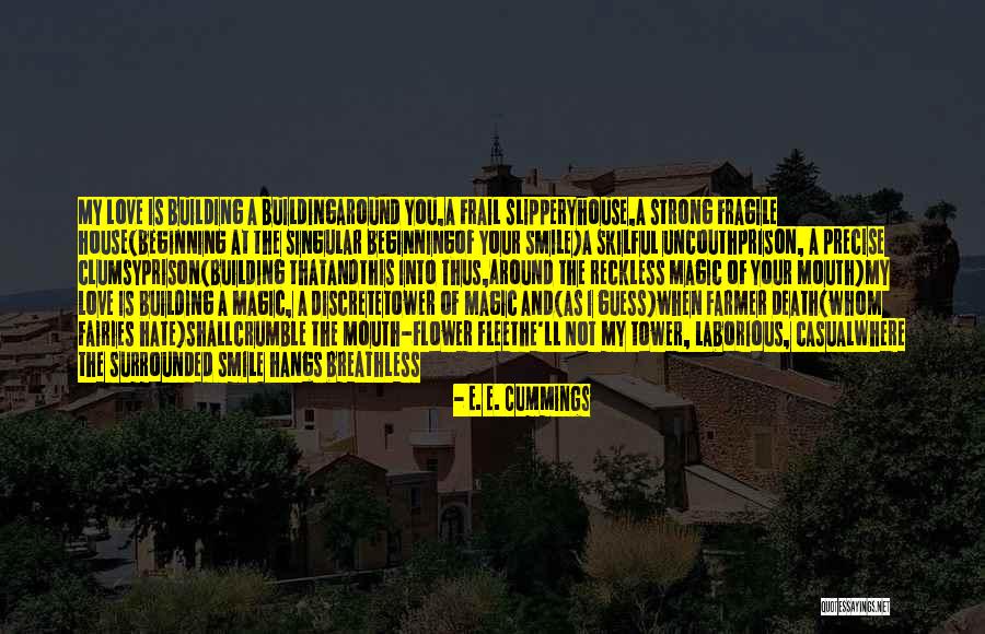 Is Building A House Quotes By E. E. Cummings Is Building A House Quotes By E. E. Cummings