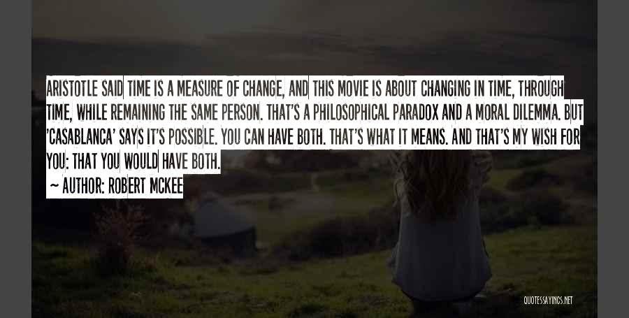 Is Change Possible Quotes By Robert McKee