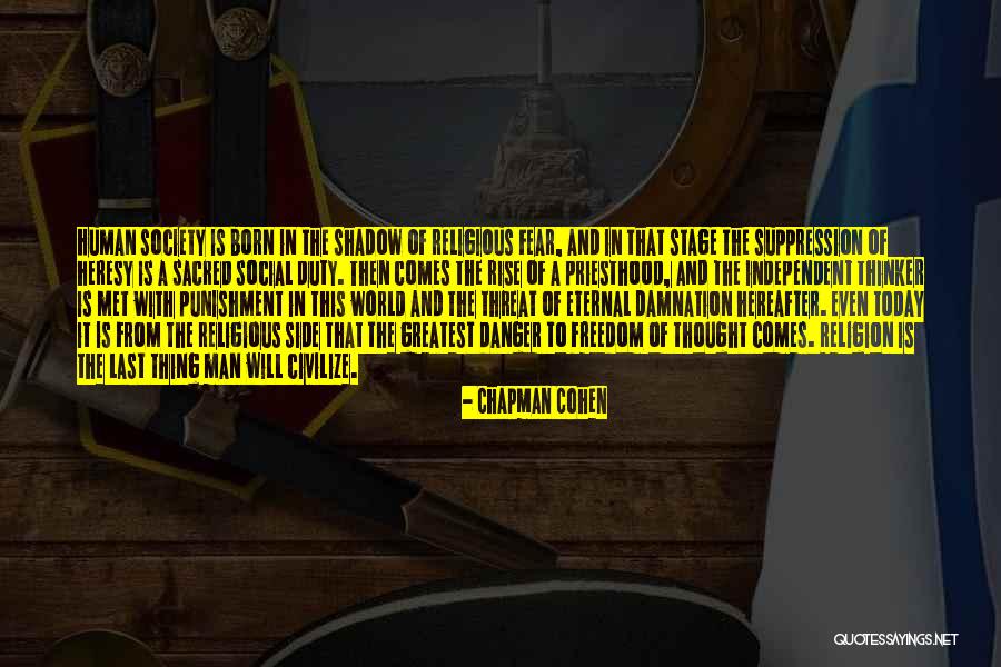 Is Eternal Damnation Quotes By Chapman Cohen Is Eternal Damnation Quotes By Chapman Cohen