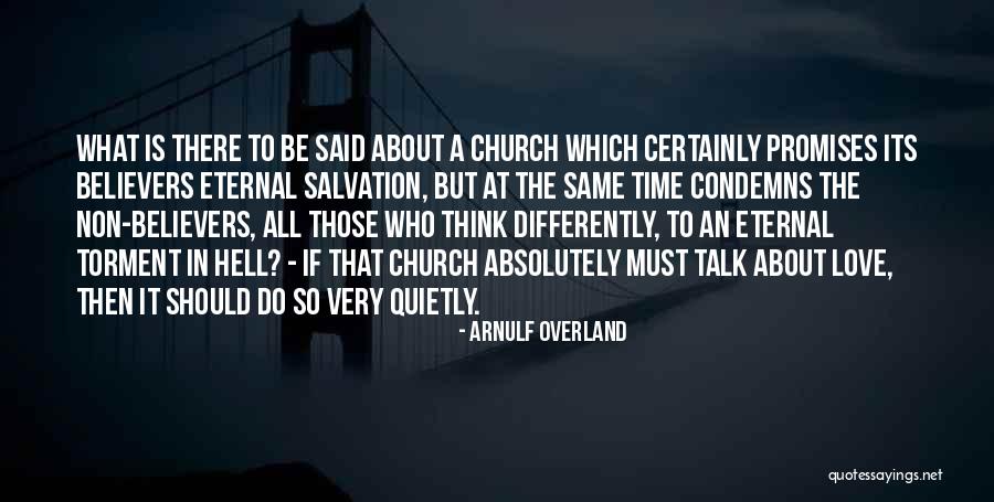 Is Eternal Torment Quotes By Arnulf Overland