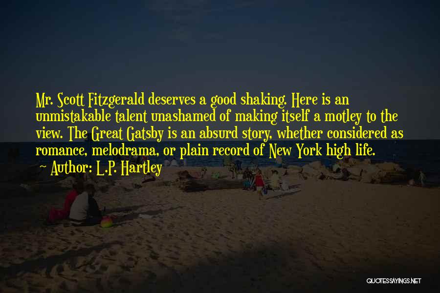 Is Gatsby Great Quotes By L.P. Hartley