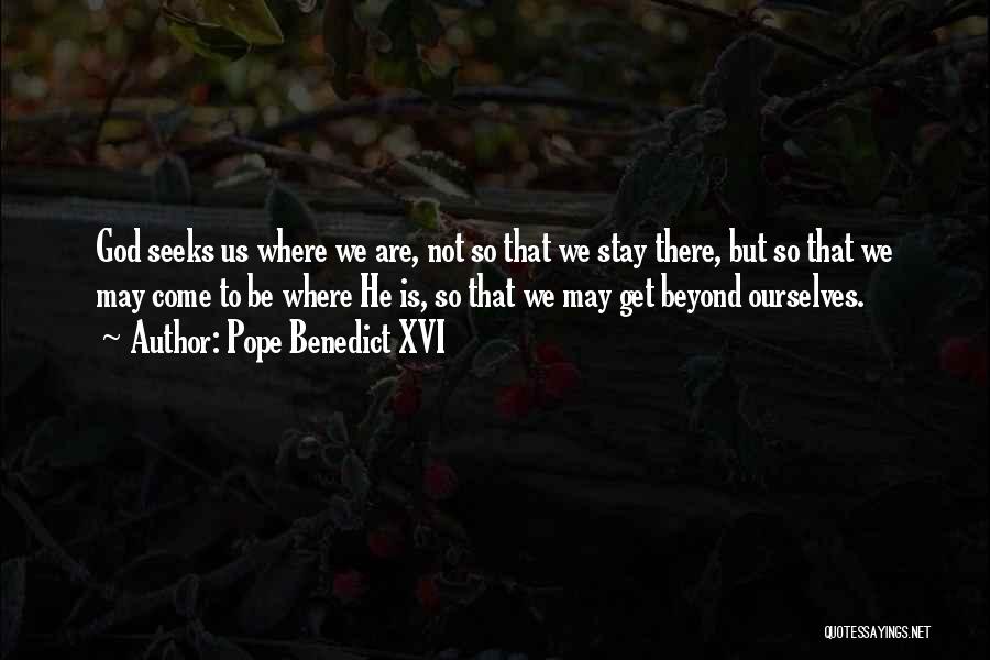 Is God There Quotes By Pope Benedict XVI
