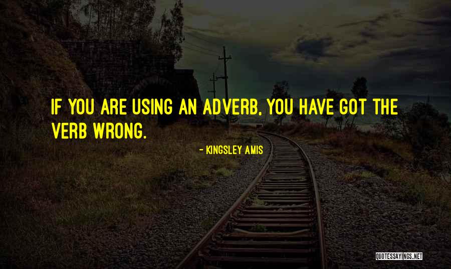 Is Going An Adverb Quotes By Kingsley Amis Is Going An Adverb Quotes By Kingsley Amis