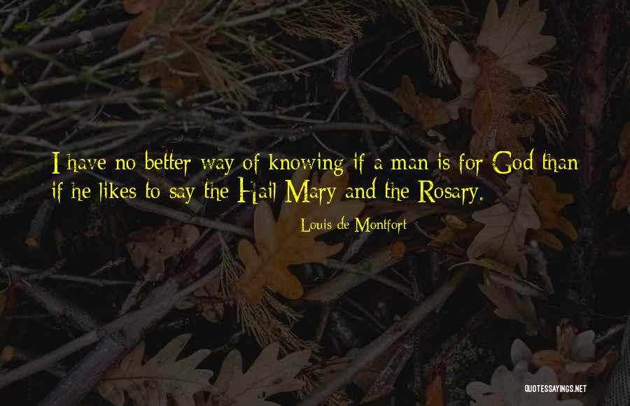 Is Hail Quotes By Louis De Montfort Is Hail Quotes By Louis De Montfort