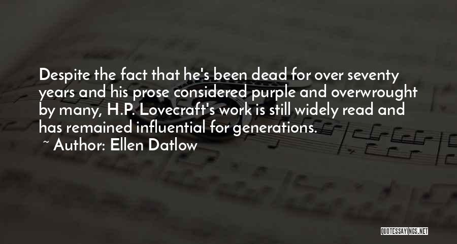 Is He Dead Quotes By Ellen Datlow