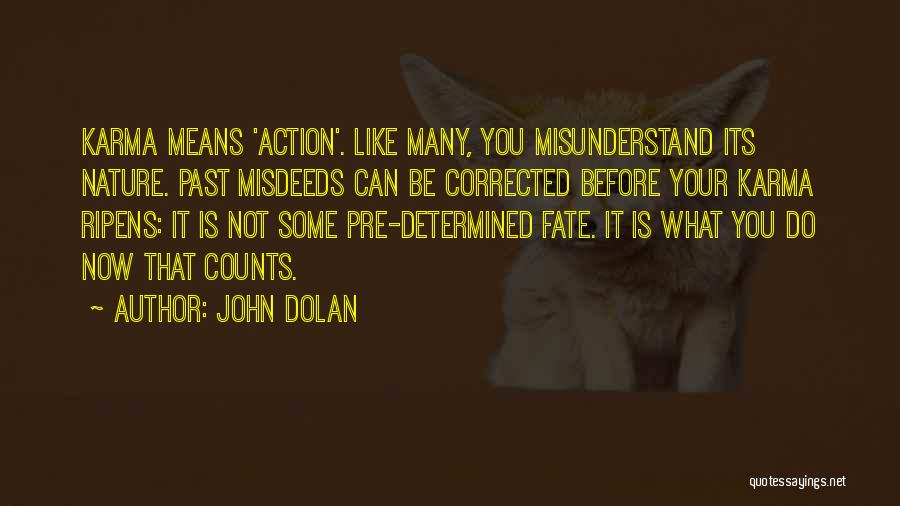 Is It Fate Quotes By John Dolan