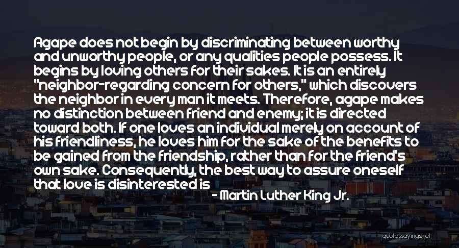 Is It Love Or Friendship Quotes By Martin Luther King Jr. Is It Love Or Friendship Quotes By Martin Luther King Jr.