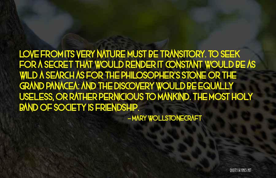 Is It Love Or Friendship Quotes By Mary Wollstonecraft