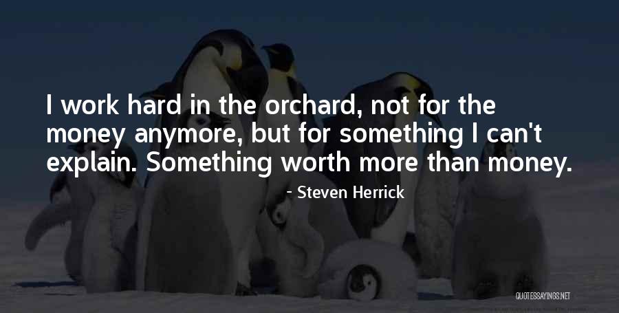 Is It Worth It Anymore Quotes By Steven Herrick
