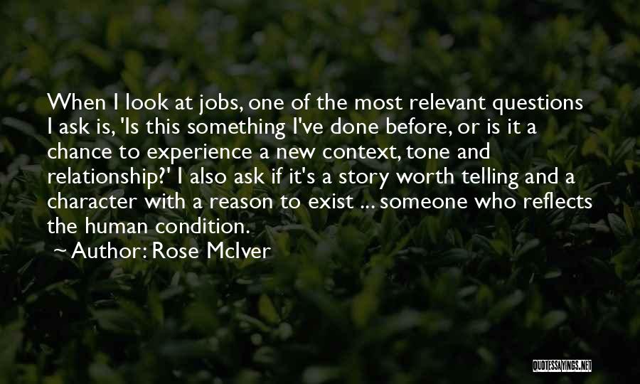 Is It Worth It Relationship Quotes By Rose McIver