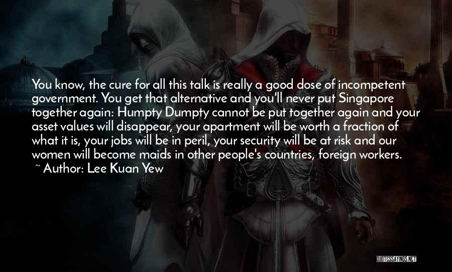 Is It Worth The Risk Quotes By Lee Kuan Yew