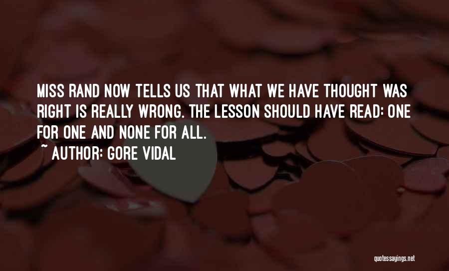 Is It Wrong To Miss You Quotes By Gore Vidal