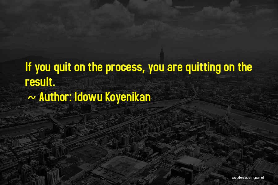 Is Not An Option Quotes By Idowu Koyenikan