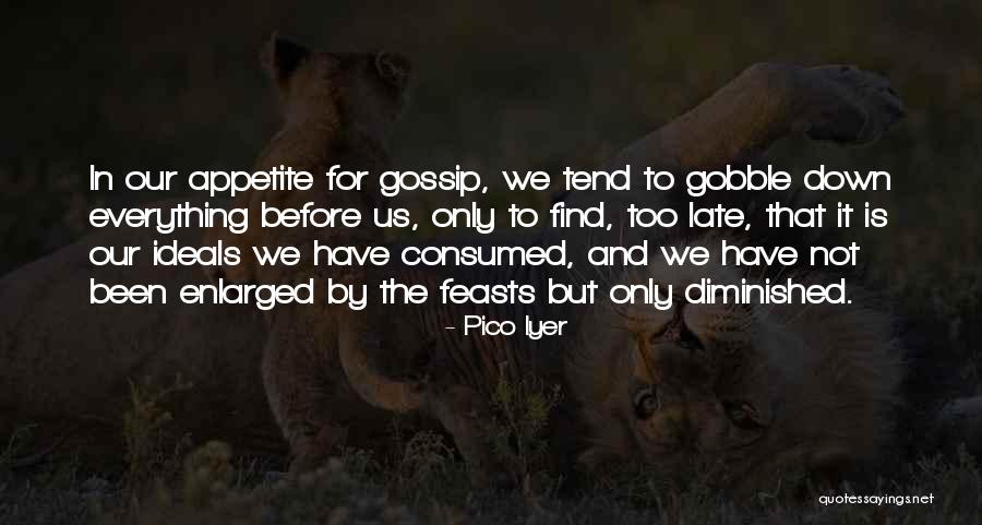 Is Not Too Late Quotes By Pico Iyer Is Not Too Late Quotes By Pico Iyer
