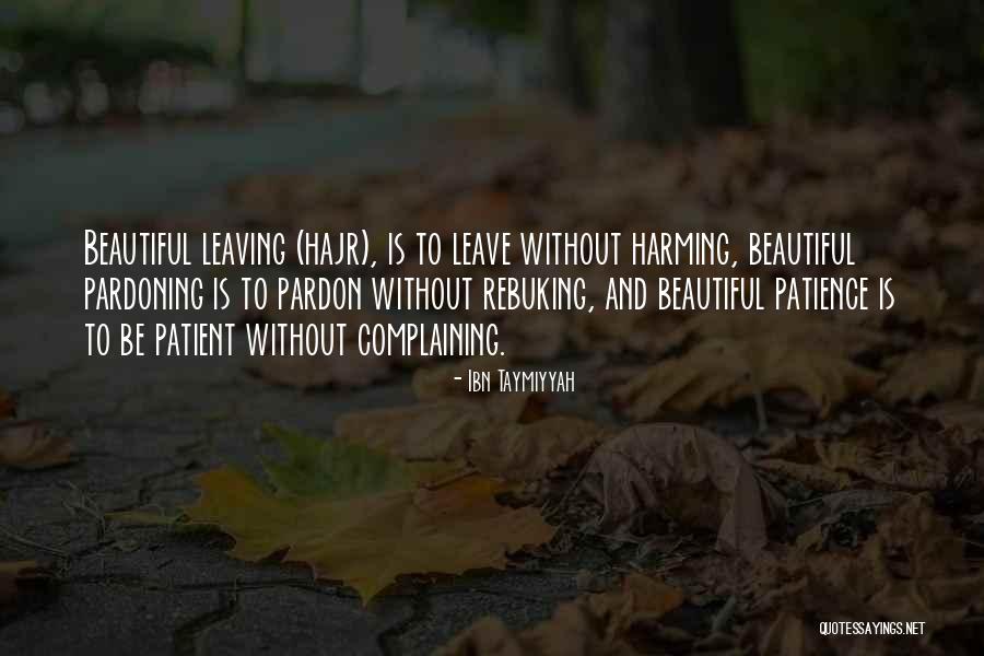 Is Patient Quotes By Ibn Taymiyyah Is Patient Quotes By Ibn Taymiyyah