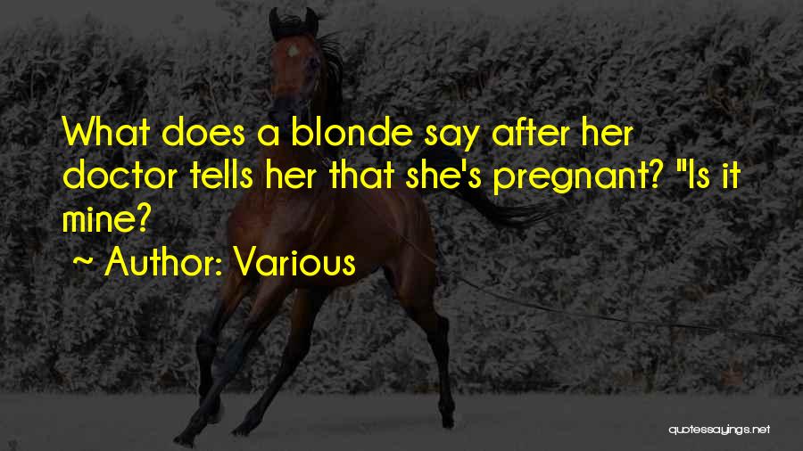 Is She Pregnant Quotes By Various