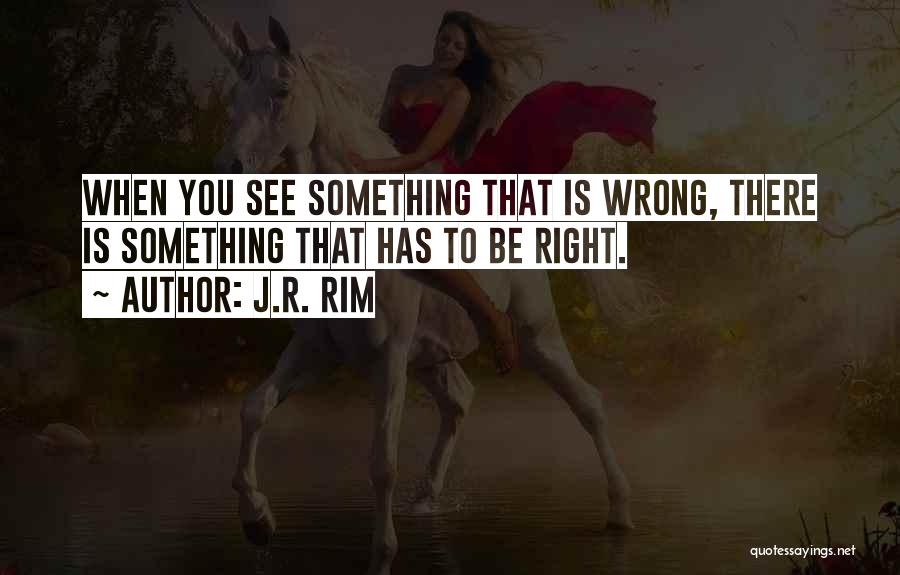 Is Something Wrong Quotes By J.R. Rim