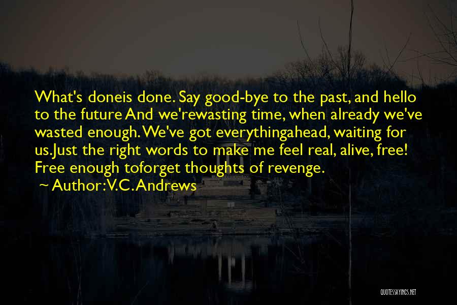 Is Time Wasted Quotes By V.C. Andrews