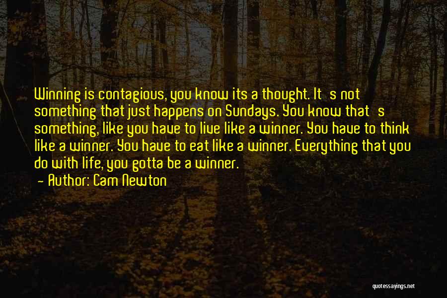 Is Winning Everything Quotes By Cam Newton