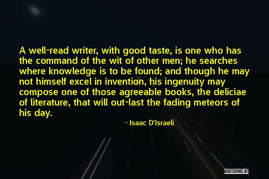 Isaac D'Israeli Quotes 949343 Isaac D'Israeli Quotes 949343
