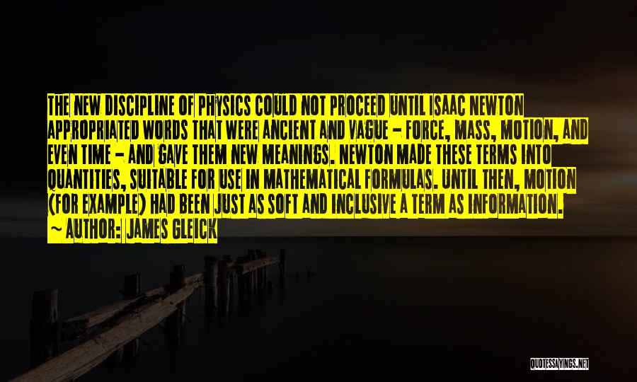 Isaac Newton Motion Quotes By James Gleick
