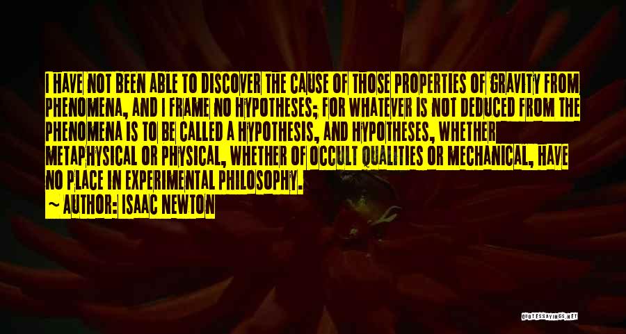 Isaac Newton On Gravity Quotes By Isaac Newton