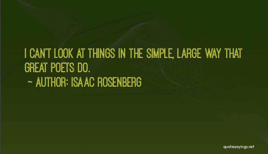 Isaac Rosenberg Quotes 988132