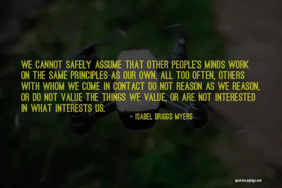 Isabel Briggs Myers Quotes 1658961