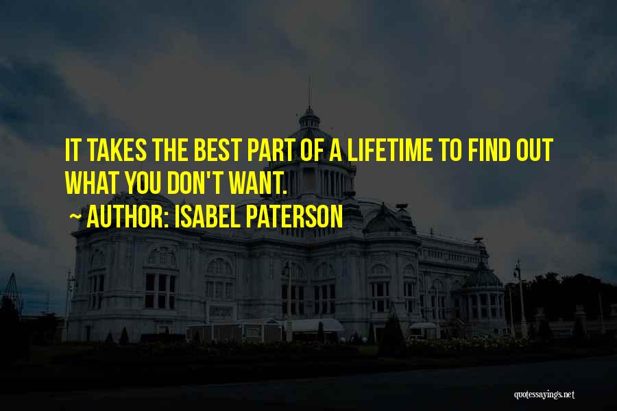 Isabel Paterson Quotes 1011464