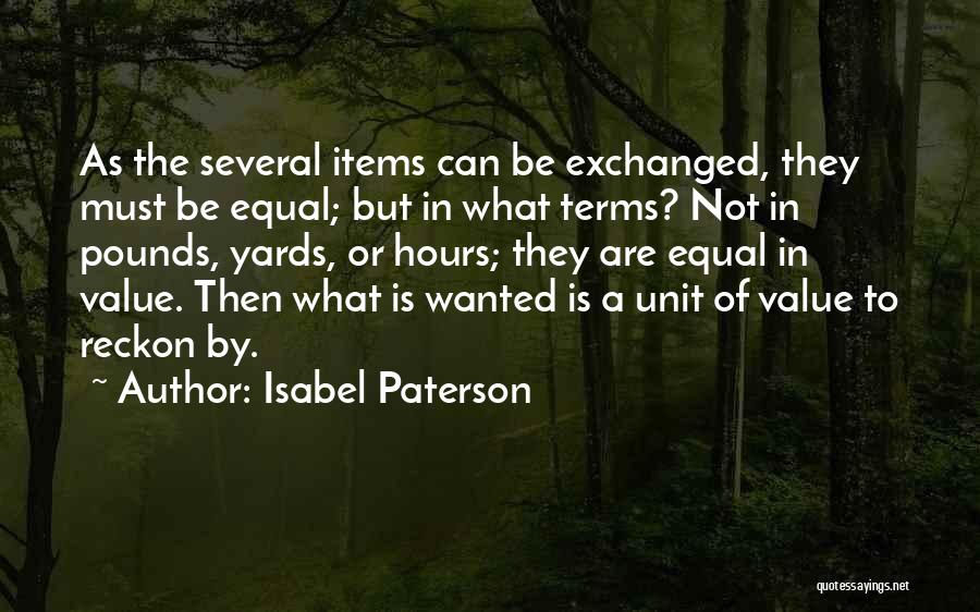 Isabel Paterson Quotes 2097331