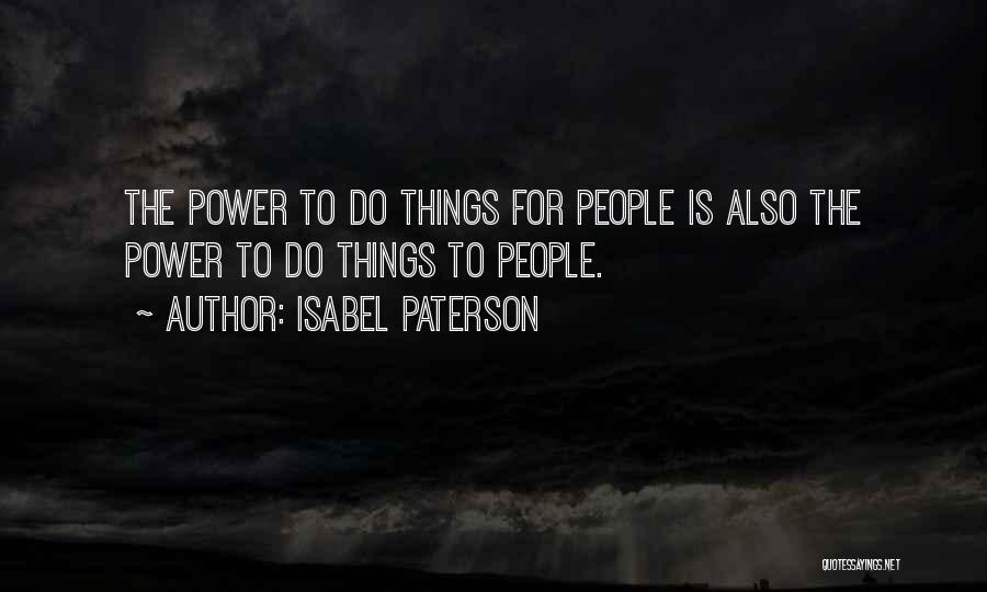 Isabel Quotes By Isabel Paterson