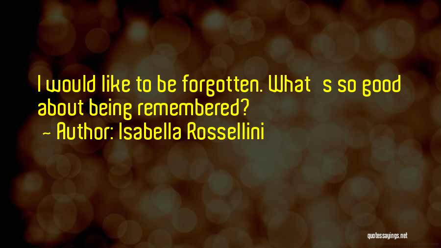 Isabella Rossellini Quotes 2183676