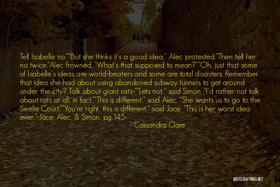 Isabelle And Jace Quotes By Cassandra Clare