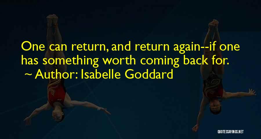 Isabelle Goddard Quotes 1609496
