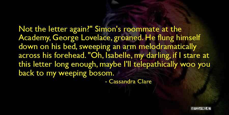 Isabelle Lightwood Simon Lewis Quotes By Cassandra Clare