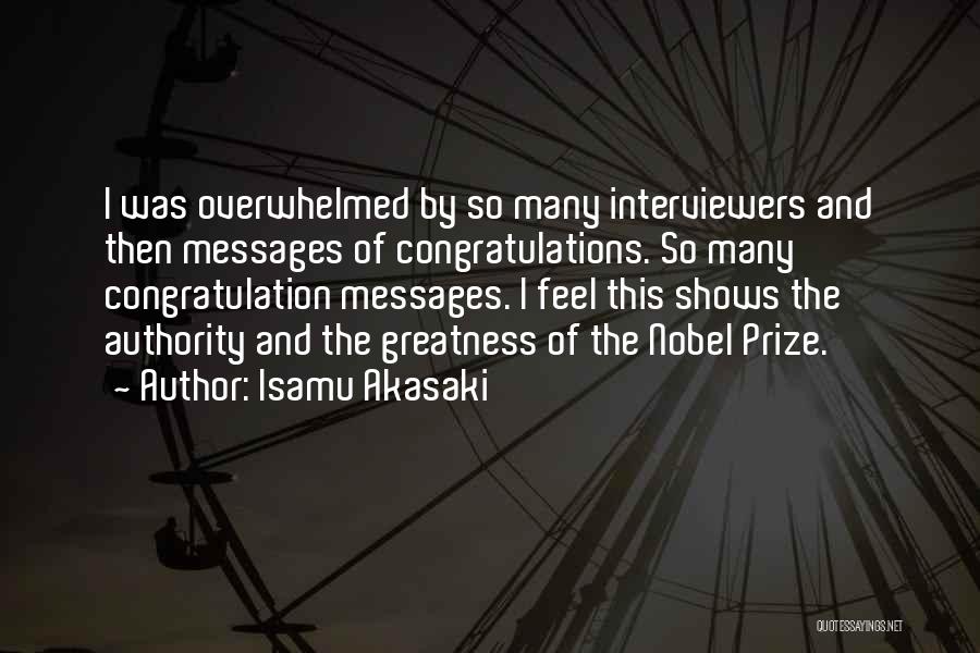 Isamu Akasaki Quotes 373350