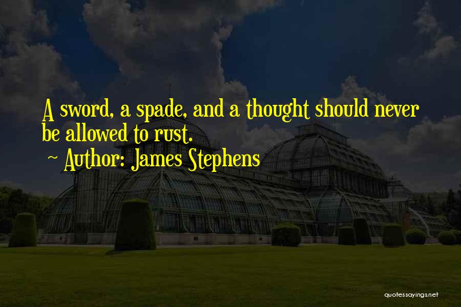 Isfied Quotes By James Stephens