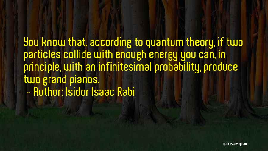 Isidor Isaac Rabi Quotes 1979346