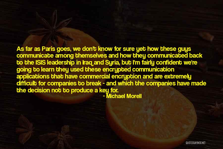 Isis Iraq Quotes By Michael Morell Isis Iraq Quotes By Michael Morell
