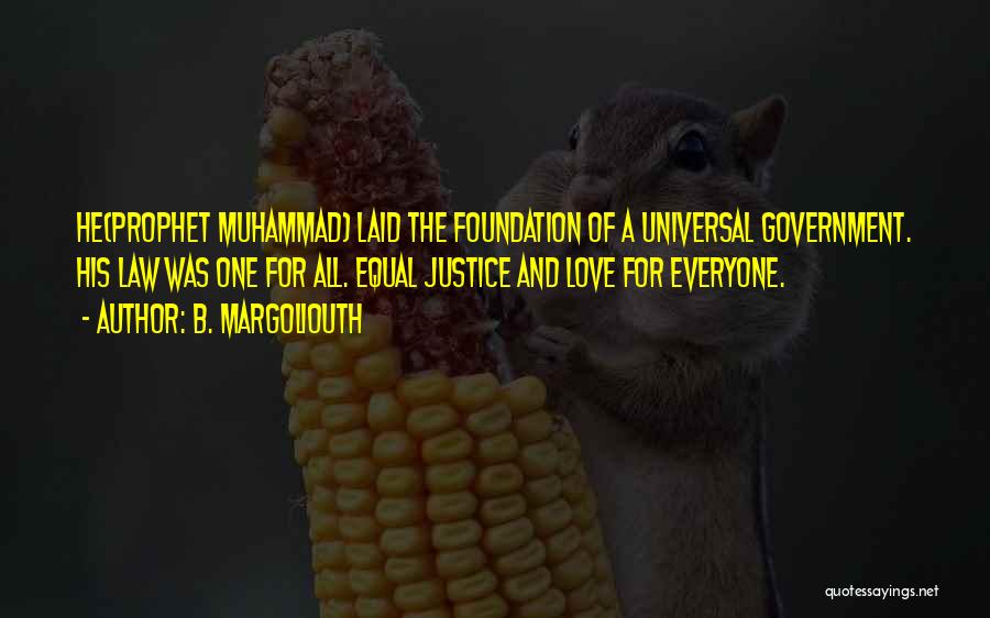 Islam And Love Quotes By B. Margoliouth