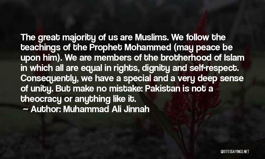 Islam And Peace Quotes By Muhammad Ali Jinnah