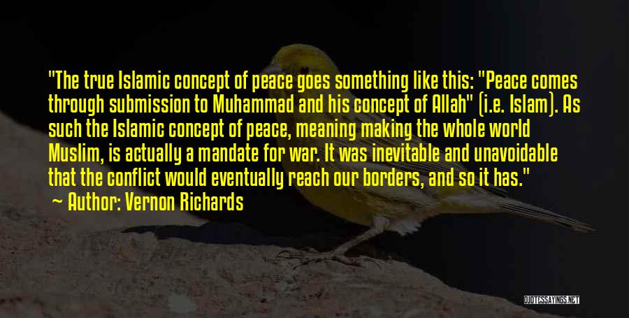 Islam And Peace Quotes By Vernon Richards