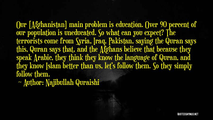 Islam In Arabic Quotes By Najibullah Quraishi