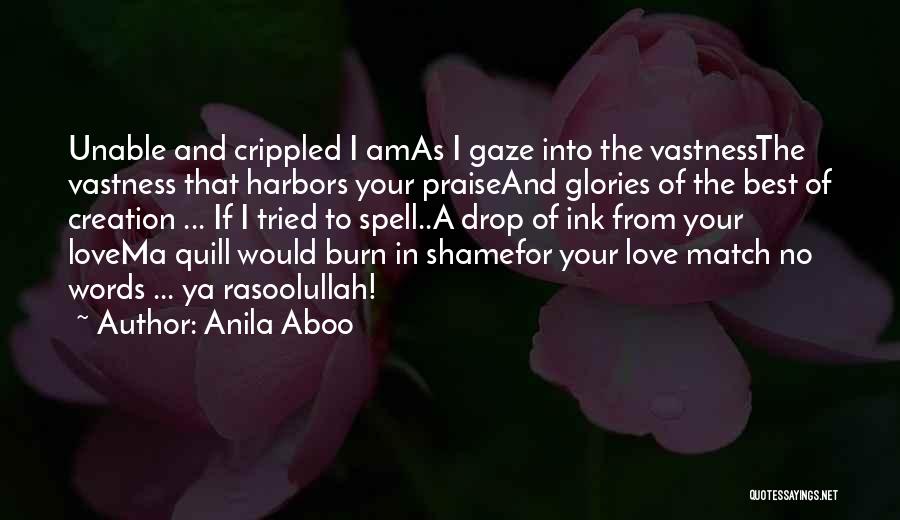 Islam Love Quotes By Anila Aboo