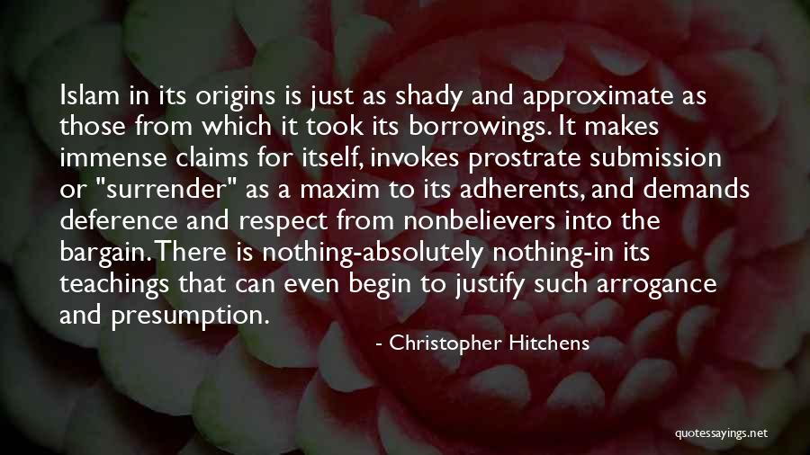Islam Origins Quotes By Christopher Hitchens Islam Origins Quotes By Christopher Hitchens