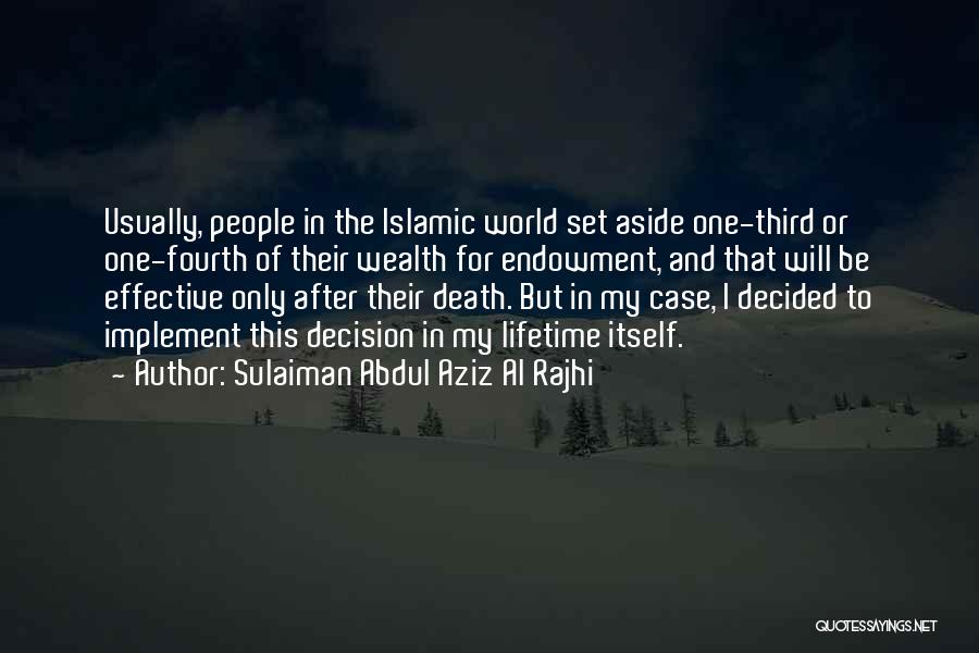 Islamic Death Quotes By Sulaiman Abdul Aziz Al Rajhi